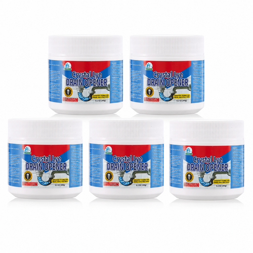Bell Bird Household Drain Opener Crystals-Five Bottles