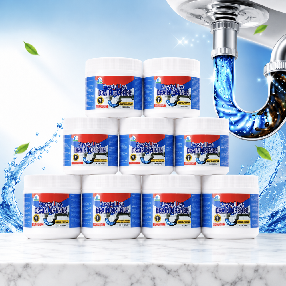 Bell Bird Household Drain Opener Crystals-Ten Bottles